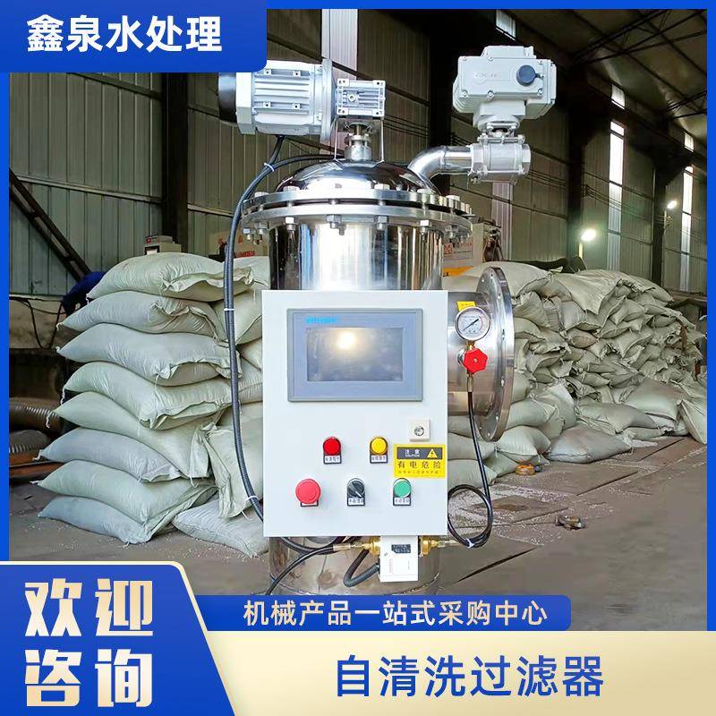 碳钢不锈钢机电一体化全自动刷式过滤器全自动自清洗排污过滤器