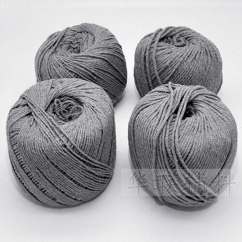 2/3/4mm粗灰色棉线绳棉绳包装线包装绳粽子线绳子W灰色包扎滚边线