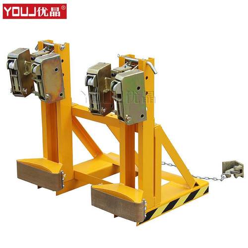 上海油桶夹具双鹰嘴油桶抱桶夹油桶夹吊具塑料桶铁桶通用