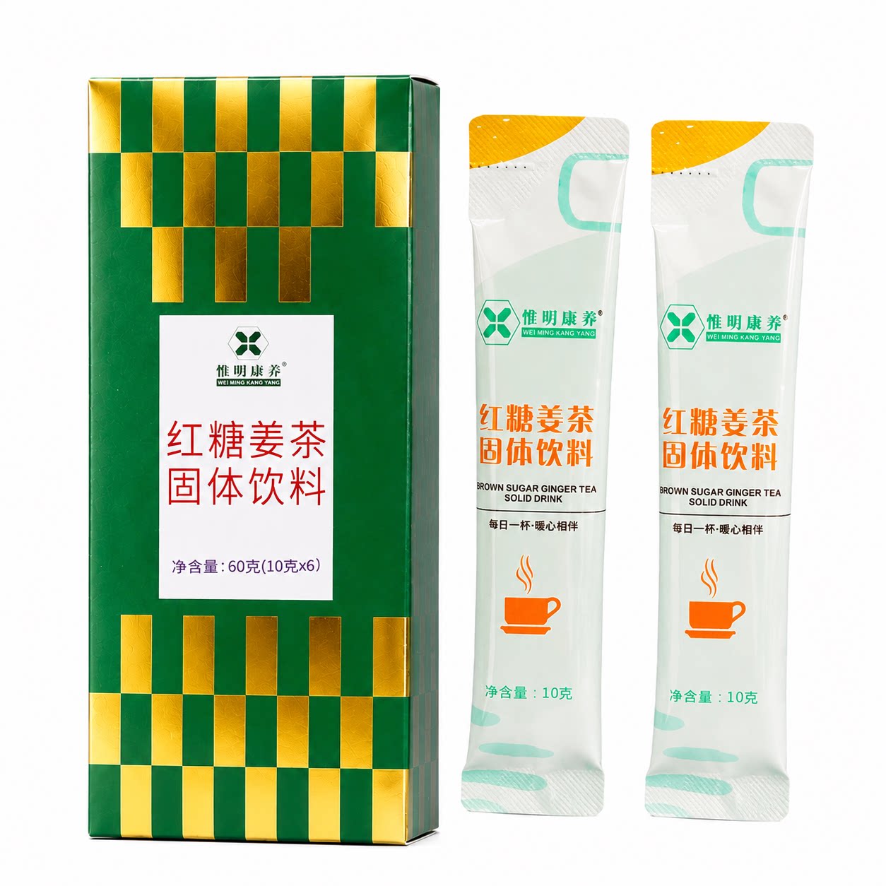 惟明康养红糖姜茶6条装赠品