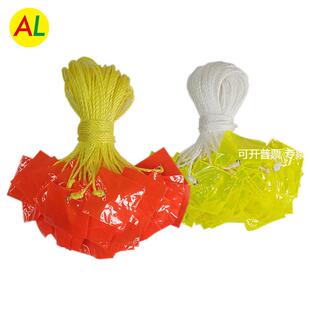 PVC反光绳子旗工地公路阻拦警示旗标志串旗夜间安全提示拉旗