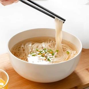 严选高档骨瓷碗纯白面碗家用吃面大汤碗陶瓷碗釉下彩食品级大海碗