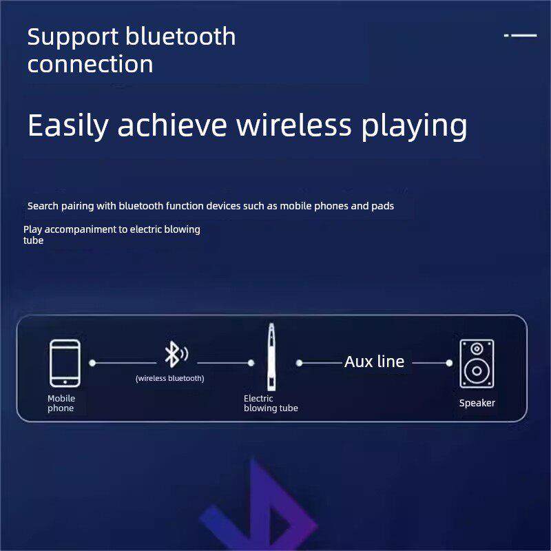 Yasule新推出的适合初学者的黑色小管智能电管乐器家用老年人电子