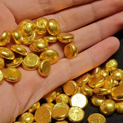 矿金南非锡金孟加拉赤金北欧金第三代原材料金条金豆可铸造