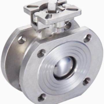 不锈钢对夹球阀304/316不锈钢球阀高平台对夹式法兰对夹式