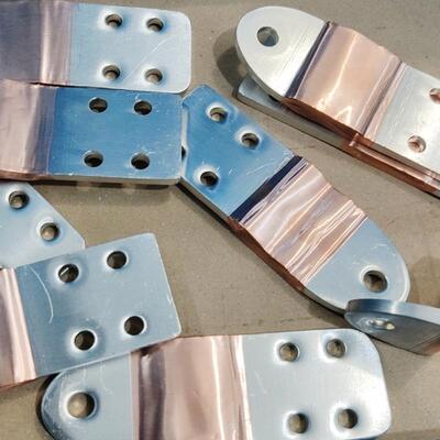 电力铜箔铜排铜巴软连接和镍片焊CCS集成母排Busb高分子扩散焊