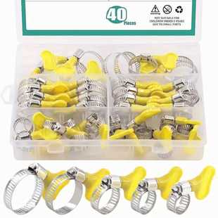 29mm 40PCS拇指螺丝软管夹组合套件 组合装