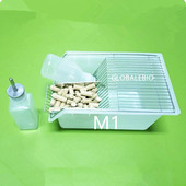 小鼠饲养笼大鼠饲养笼盒实验鼠笼子鼠群养笼白鼠繁殖笼 可开票