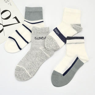 斑比儿童袜子春夏宝宝网眼薄款夏季男童夏天透气班比薄袜纯棉无骨