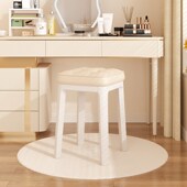 家用化妆凳轻奢高级感梳妆凳女生卧室梳妆台凳子网红塑料美甲椅子