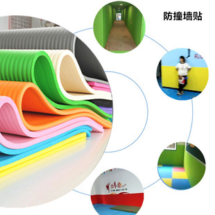 加厚防撞墙贴海绵跆拳道墙上圆柱子幼儿园墙围室内篮球馆防撞软包