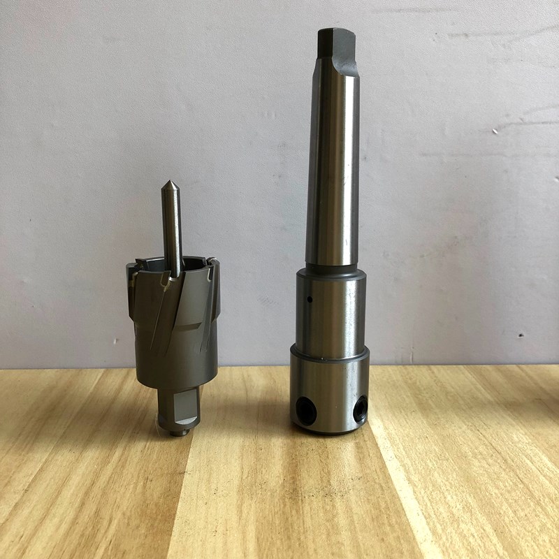 J3C32磁力钻夹具 空心钻头夹头钢板钻夹具 莫式接柄 空心钻头接杆