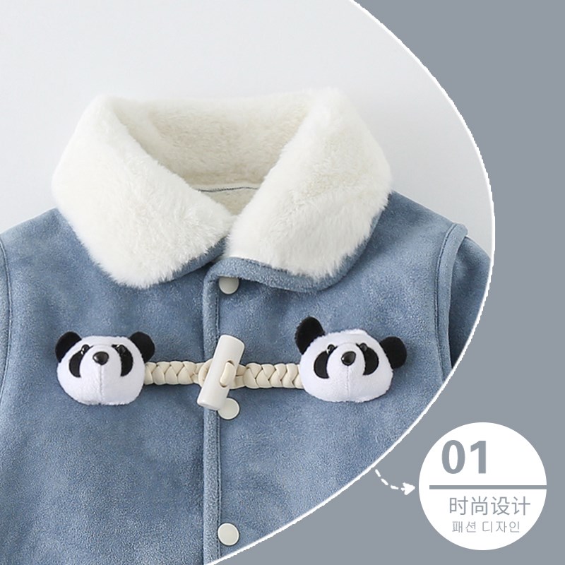 网红宝宝衣服冬装加厚棉衣婴儿冬季夹棉加绒连体衣满月超萌爬爬服