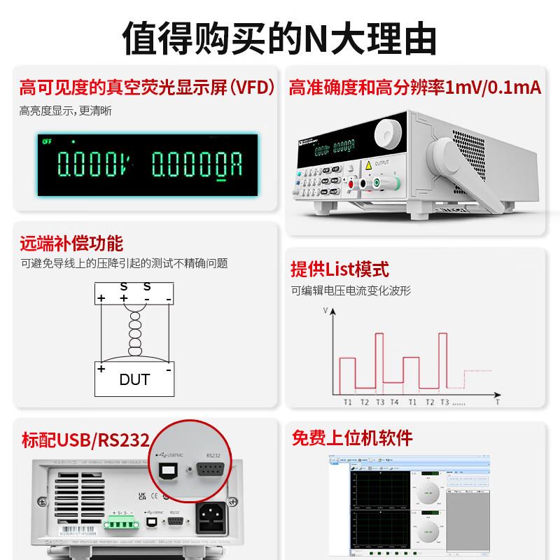 IT6832A/IT6831A/IT6833A大功率双范围可编程直流源