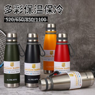 御宝304不锈钢保温杯男士大容量水壶茶水分离泡茶杯全钢水杯子女