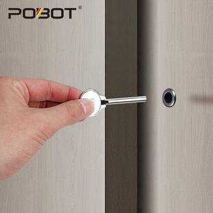 轻奢外挂式幽灵门锁带钥匙谷仓门移门锁锁扣新中式内嵌推拉木门锁