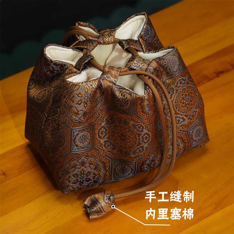 外带旅行茶具便携收纳包一壶二杯户外茶壶加厚收纳袋内胆大容量
