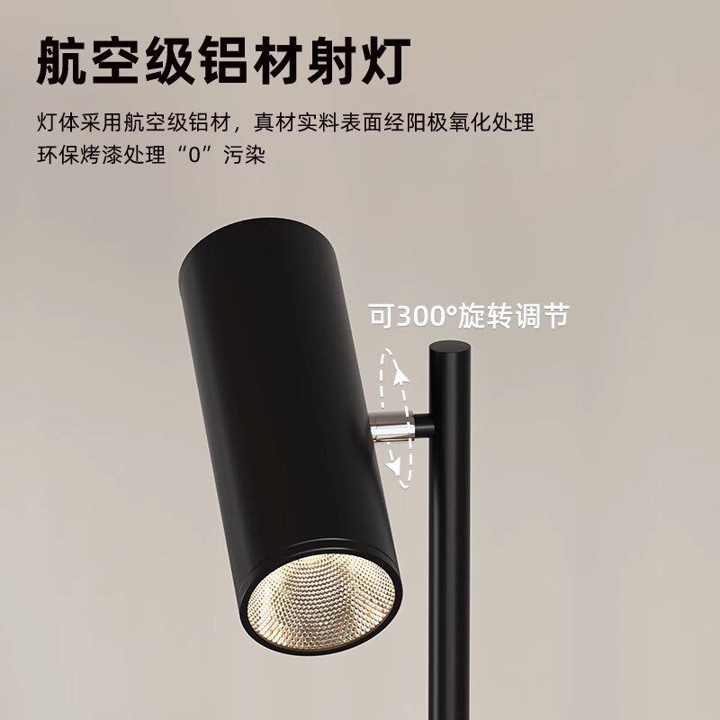 意式极简落地灯客厅创意钓鱼灯台灯立式射灯氛围护眼卧室阅读房间