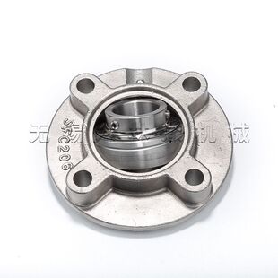 208 304材质不锈钢外球面带圆形轴承座SUCFC204 207 206 209 205