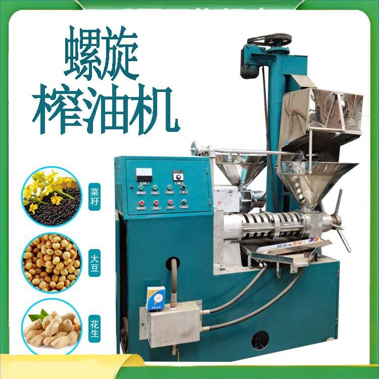 油坊商用螺旋榨油机家用小型榨油机电热榨膛冷热两用食用油榨油机