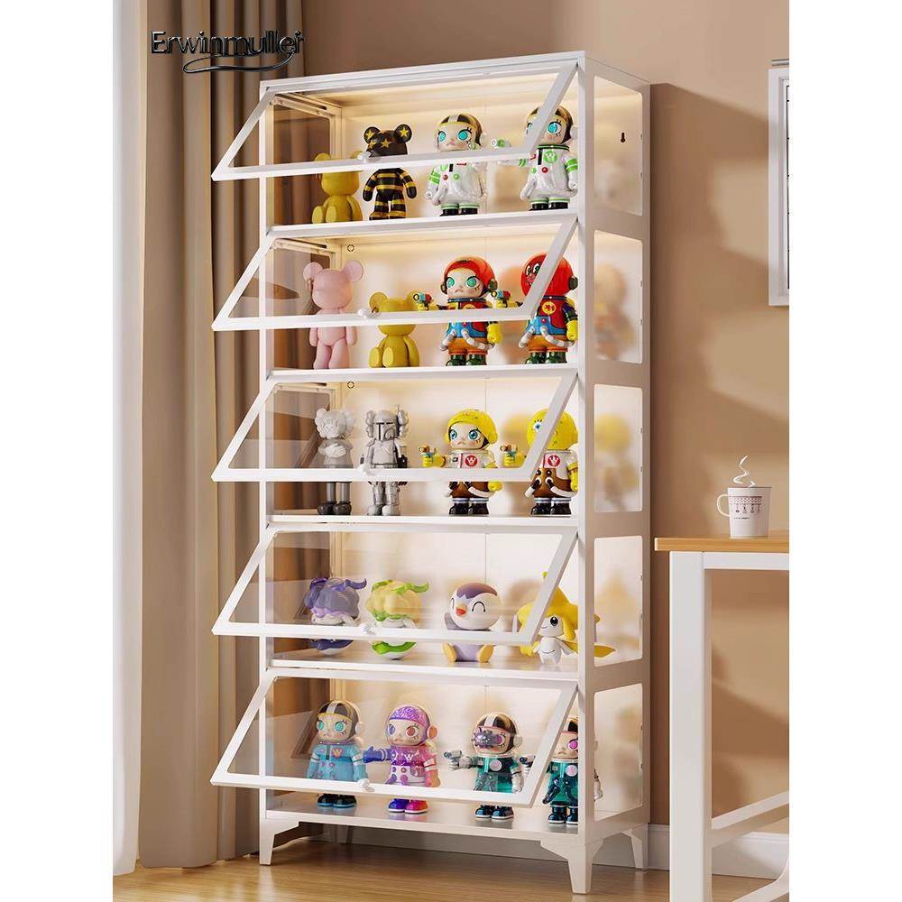 德国手工制作展示柜玻璃展示柜防尘收集柜模型展示架钢制储物柜