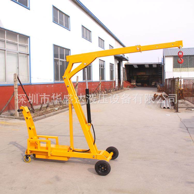 平衡吊机150-550KG移动式配重电动悬臂吊半电动堆高单臂吊搬运车