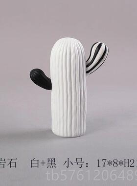 正品出口欧简约陶仙人掌摆 现代家居样板房北软件装装饰工艺品瓷