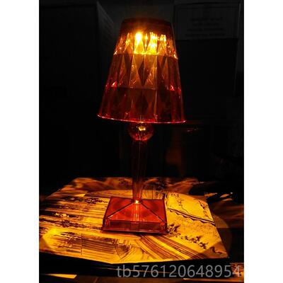 正品意大利Kartell attery欧式水灯LED灯灯钻B石台桌灯晶床头灯氛