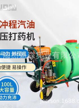 海道3WZ-100打药机100升四冲程汽油打药机高压喷药机果园打药机