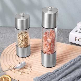 不锈钢陶瓷芯胡椒研磨器手动花椒胡椒碾磨器调料瓶研磨器调味罐