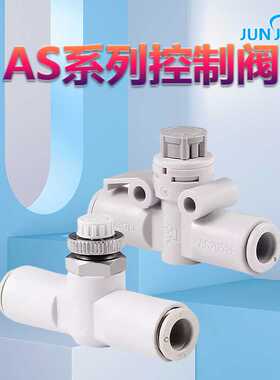 管道节流阀AS1001F气动调速阀2051F直通控制阀3001F气管阀门开关