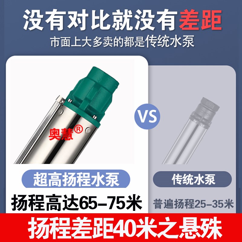 直流潜水泵车抽水泵12v2v8v0v72v电动车高扬程深井泵