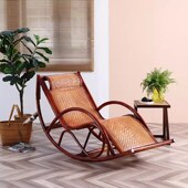 懒逍遥椅躺椅阳台休闲大真藤摇摇椅午休藤编老藤椅摇椅