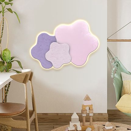 卧室床头装饰画星星LED灯画氛围感创意个性挂画发光画儿童房