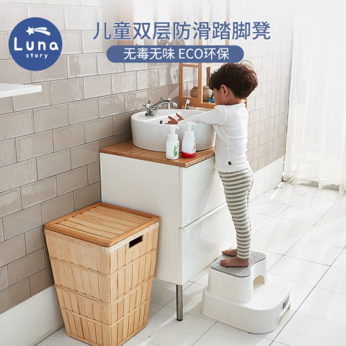 儿童踩脚凳洗手台阶防滑踏脚凳 增垫脚洗手