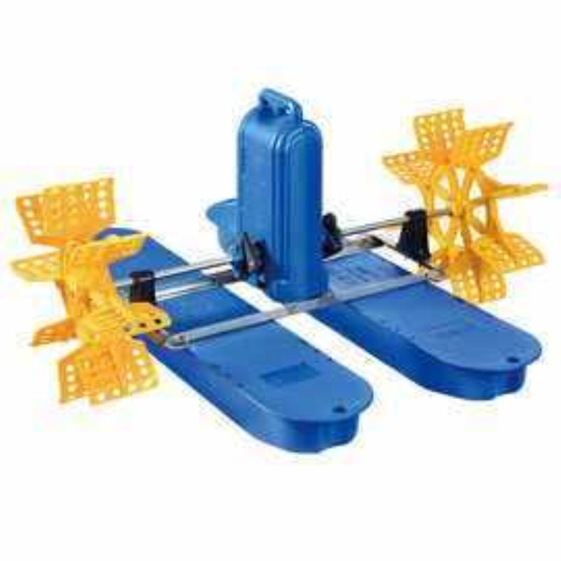 家民用电单两相220V水车式打氧机工业电三相380V浮船式增氧泵