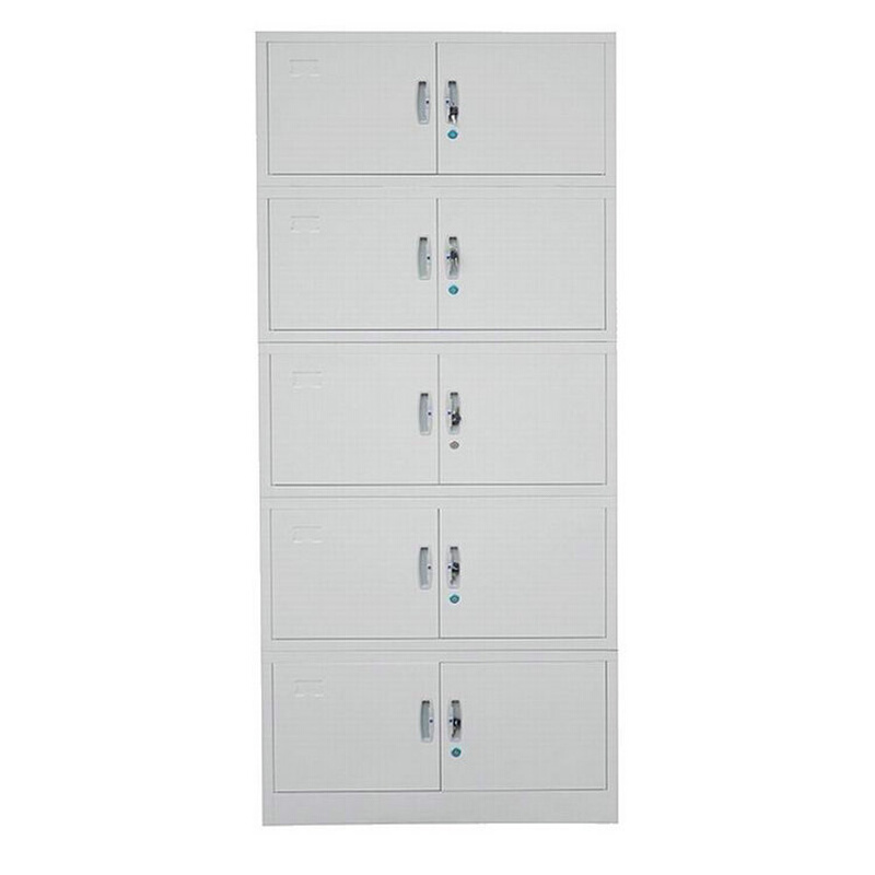 安徽合肥文件柜铁皮资料档案柜带锁中二斗器柜学校书柜储物凭证柜