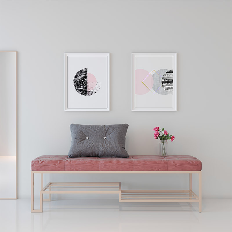 北欧铁艺换鞋凳式鞋柜简约时尚可坐多层鞋架家用门口网红长条凳