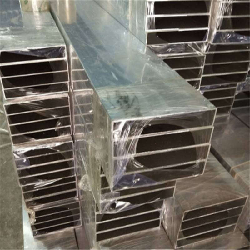 现货铝扁管大口径300*80*3 300*30*3 300*50*3铝合金方管素材供应