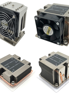 工厂直销 LGA3467服务器散热器 正方形主板安装PWM智能温控大风量