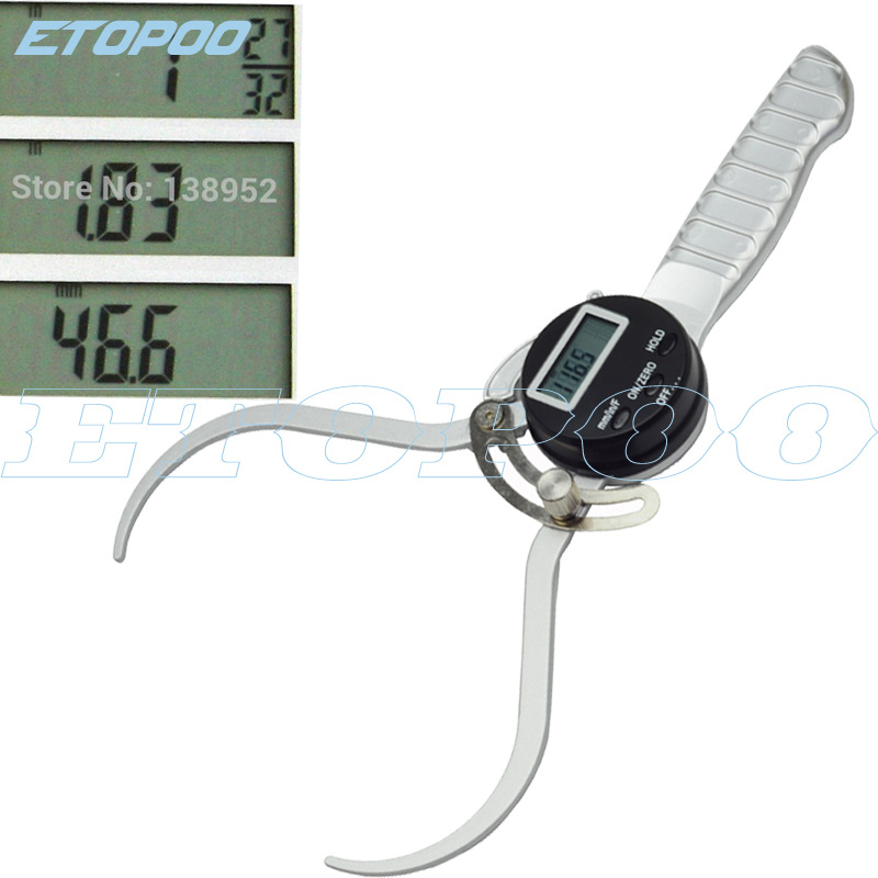 HUOTO 0-150 0.1MM手持式 数显外卡规 测厚规电子数显弯卡钳热卖