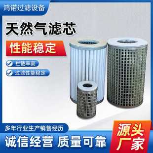 天然气滤芯过滤器分离净化处理滤芯气液分离天然气管道输送滤芯