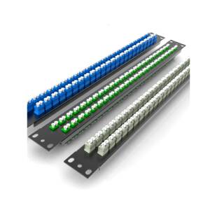 康普12口24口48口12芯24 48 96芯1U配线架面板光纤网络接线面板