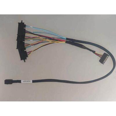 12G阵列卡接SAS硬碟数据线 MiniSAS HD SFF-8643转4*SFF-8482