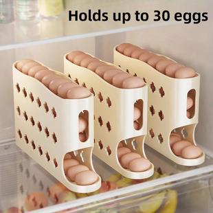 滚蛋储存箱厨房多层倾斜自动滚蛋机冰箱侧门蛋盘专用保鲜机