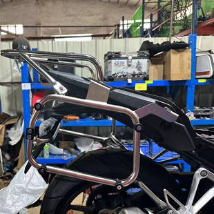 AYAY摩托车边箱适用本田边架CB400/500X/NX400/500铝合金三箱支架