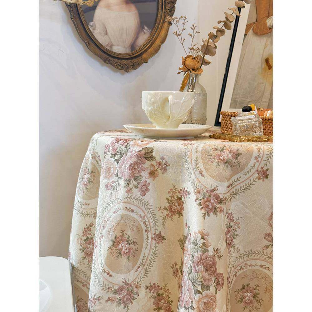 法式欧式复古宫廷风印花桌布南洋中古风茶几盖巾布美式轻奢高级感,居家布艺,桌布,淘宝优惠券,粉丝福利购,淘宝优惠卷
