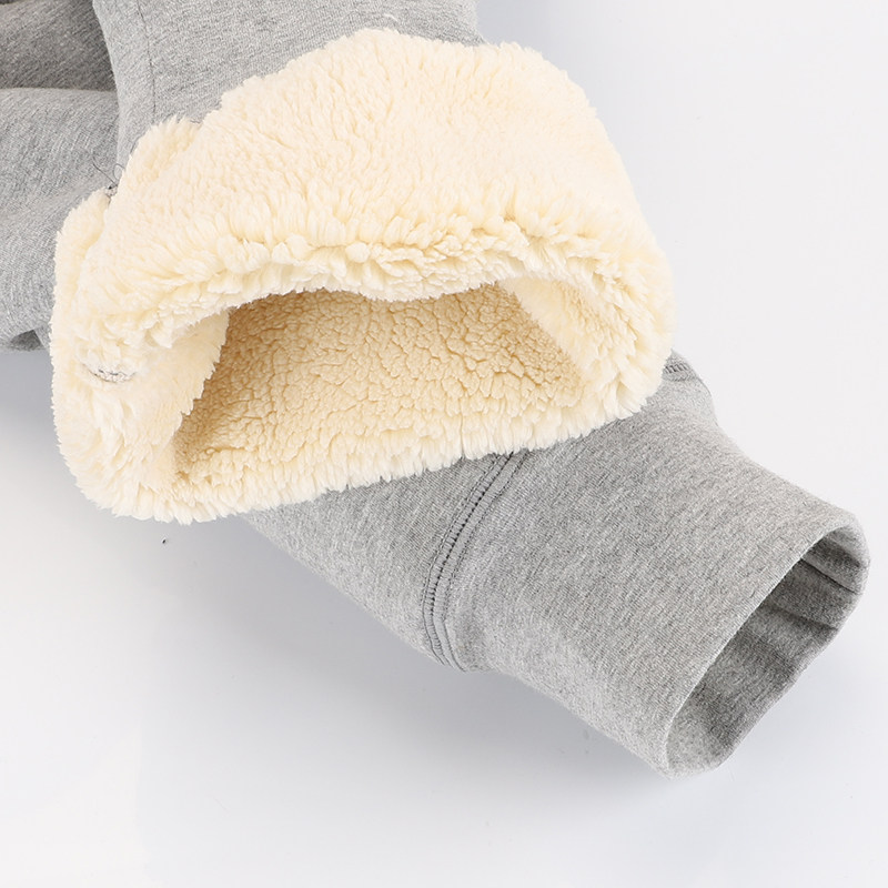 胖男童保暖裤加绒裤中大童内穿加肥加大宽松加厚棉裤冬季打底绒裤