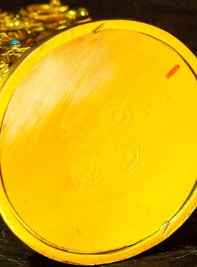 纯铜八瑞物组合 尼泊尔鎏金工艺家用供奉摆件七寸十寸吉祥八瑞物