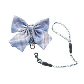 宠物猫咪狗胸背牵引绳外出遛猫遛狗中小型犬防挣脱可调节幼猫加长